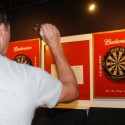 Bar Patrons Darts at Cue's in Marietta