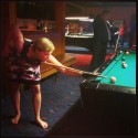Bar Patrons Cue's Billiards in Marietta, GA